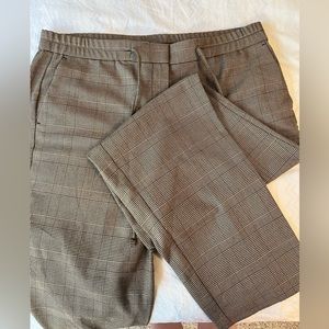 J. Jill Drawstring Plaid Slacks